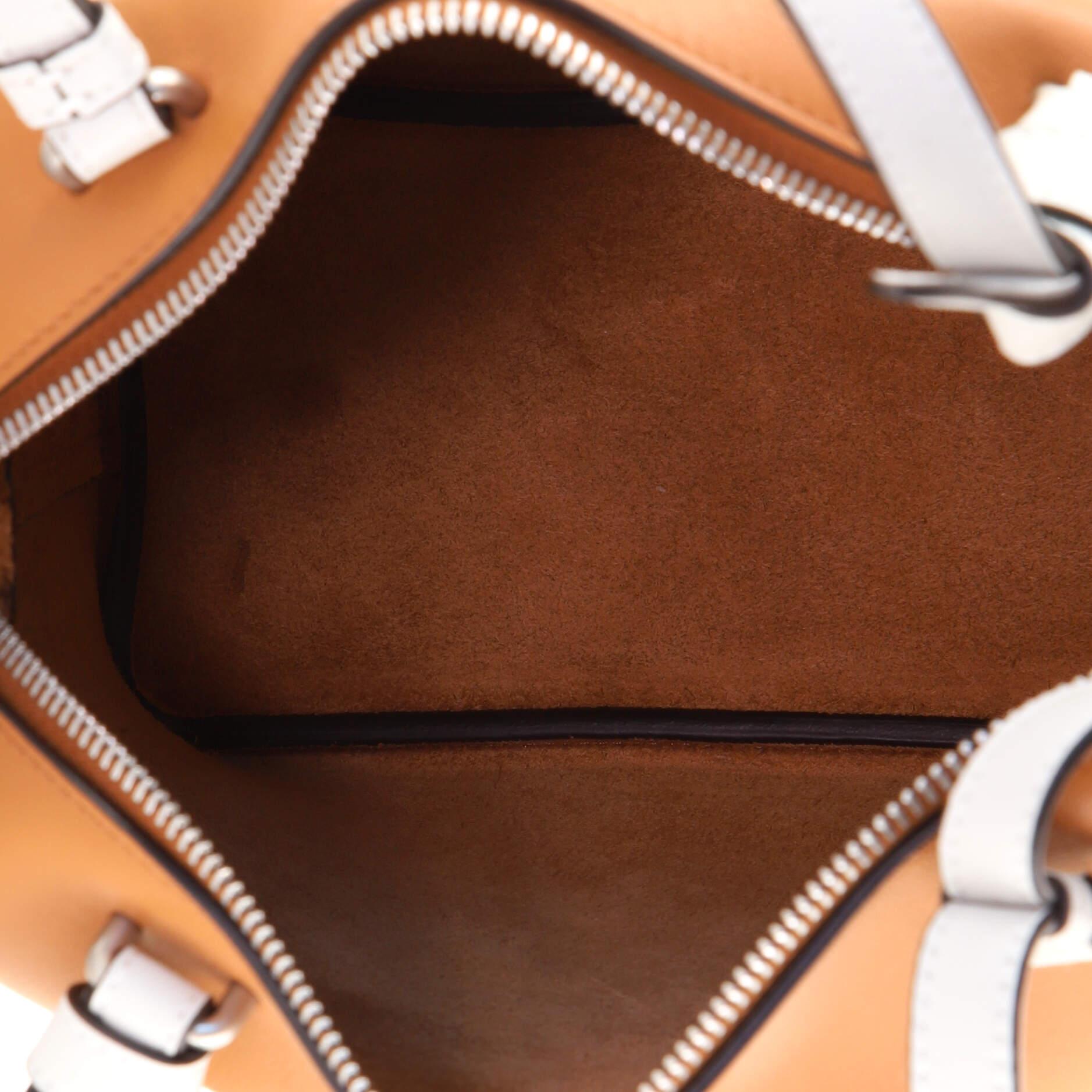 Orange Celine Soft Cube Bag Leather Small