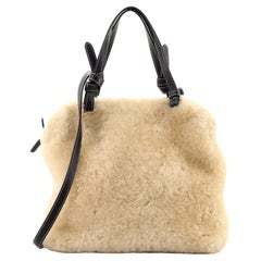 Celine Soft Cube Bag Shearling Small