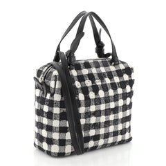 Celine Soft Cube Bag Vichy Fabric Small