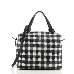 Celine Soft Cube Bag Vichy Fabric Small