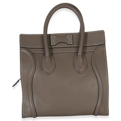 Celine Souris Drummed Calfskin Mini Luggage Tote