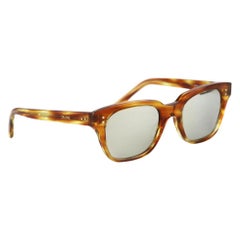 Celine Square Frame Schildpatt Acetat-Sonnenbrille