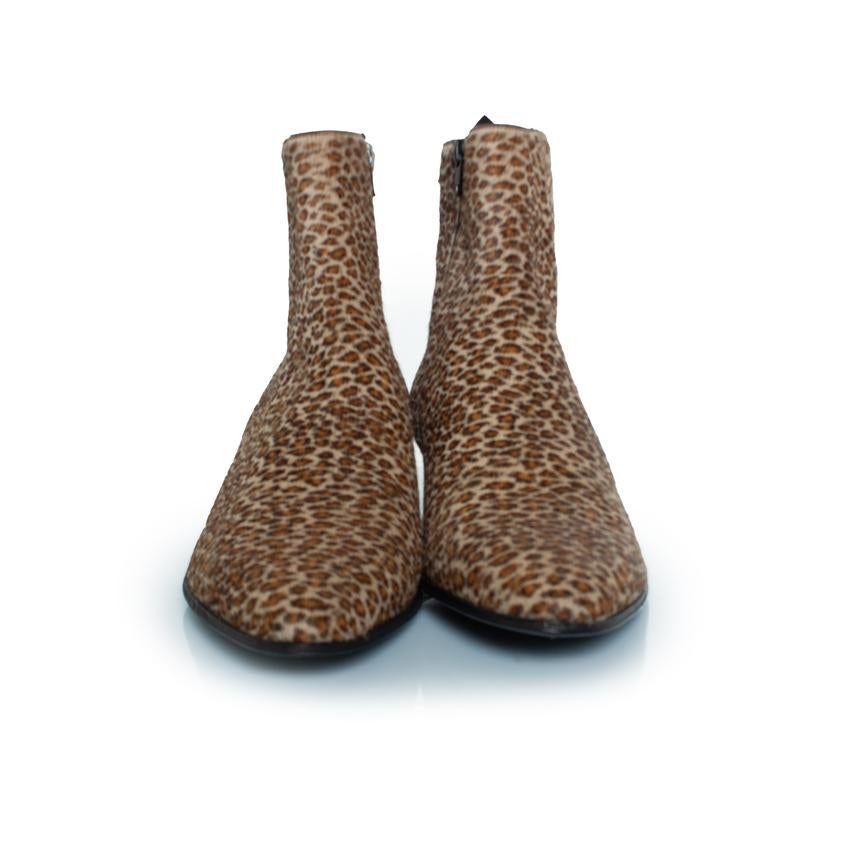 Celine, stivali leopardati in pelle di vitello SS19 In condizioni Nuovo in vendita a AMSTERDAM, NL