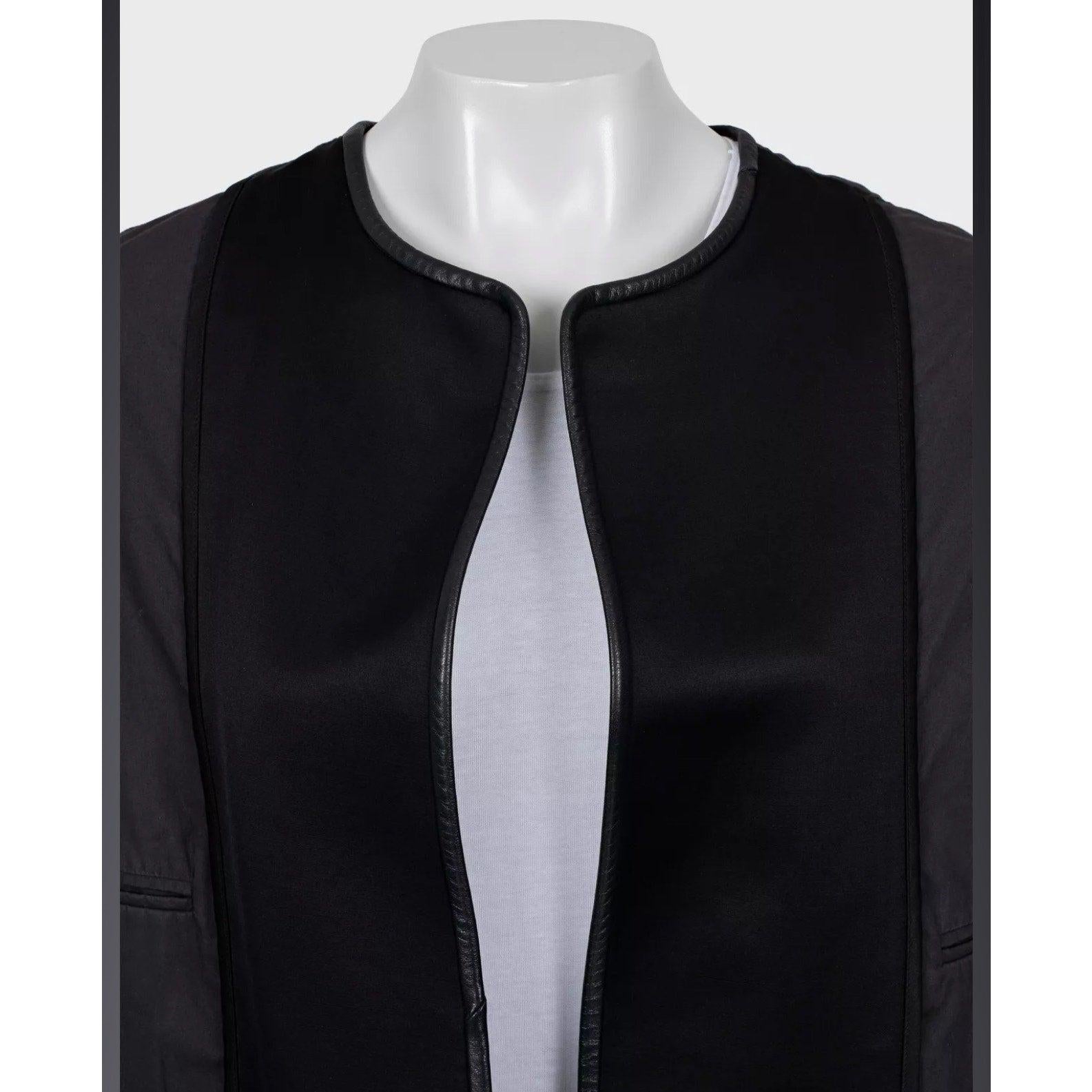 Celine Cappotto Part One in pelle dal taglio dritto - Taglia 42 IT In condizioni buone in vendita a Krakow, PL