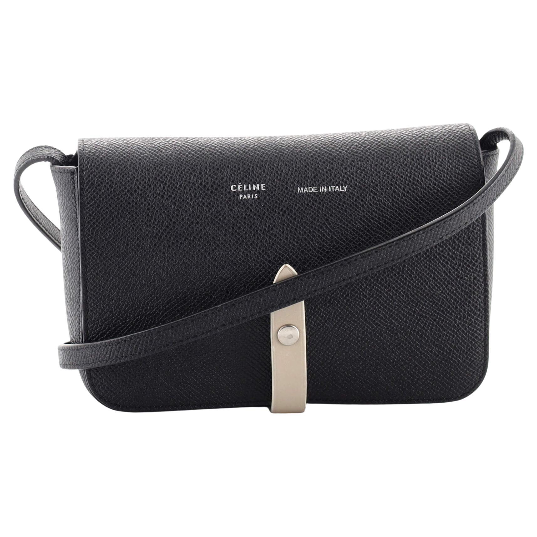 Celine Strap Clutch Leather