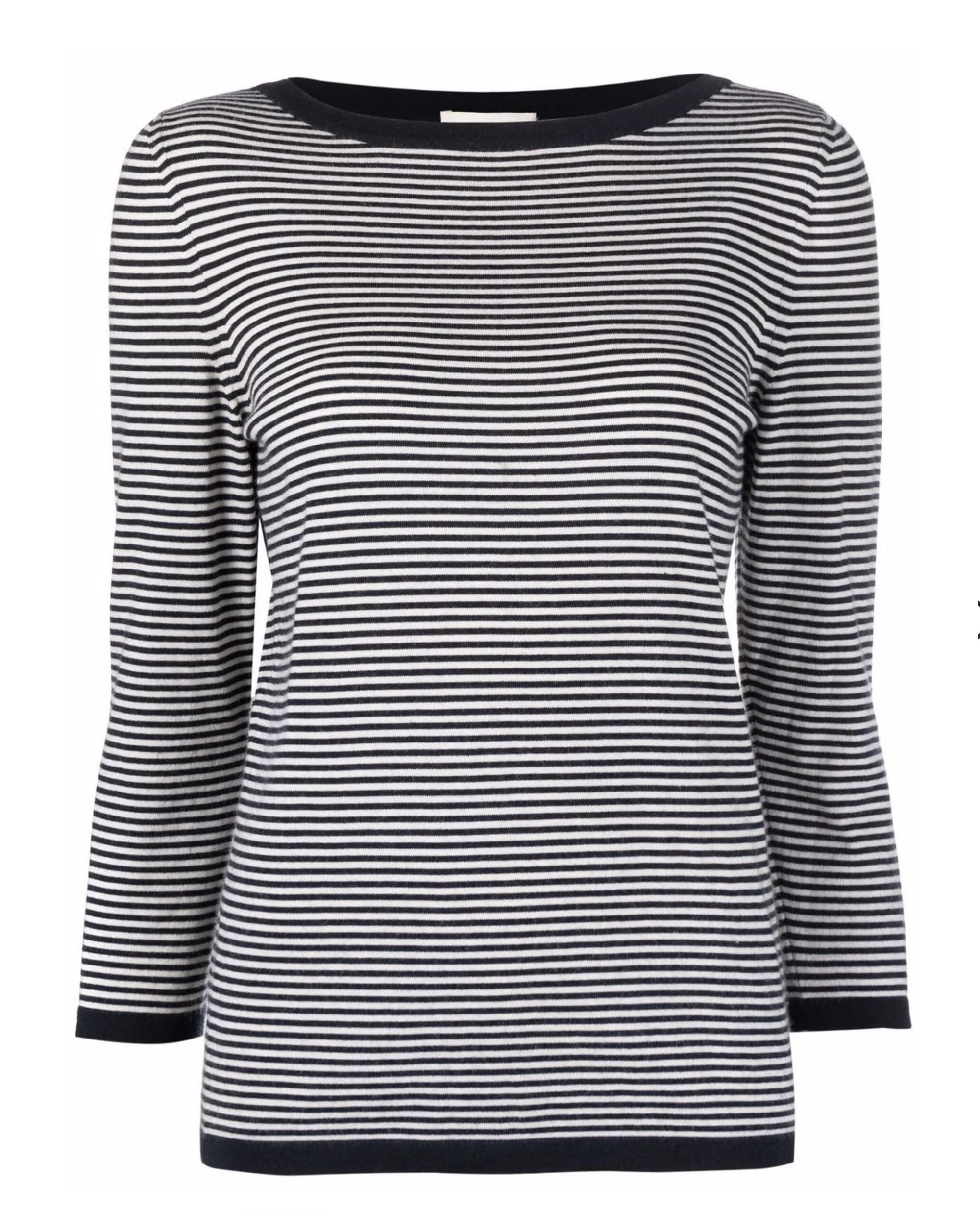 Celine Gestreifter Pullover aus Kaschmir im Angebot 2