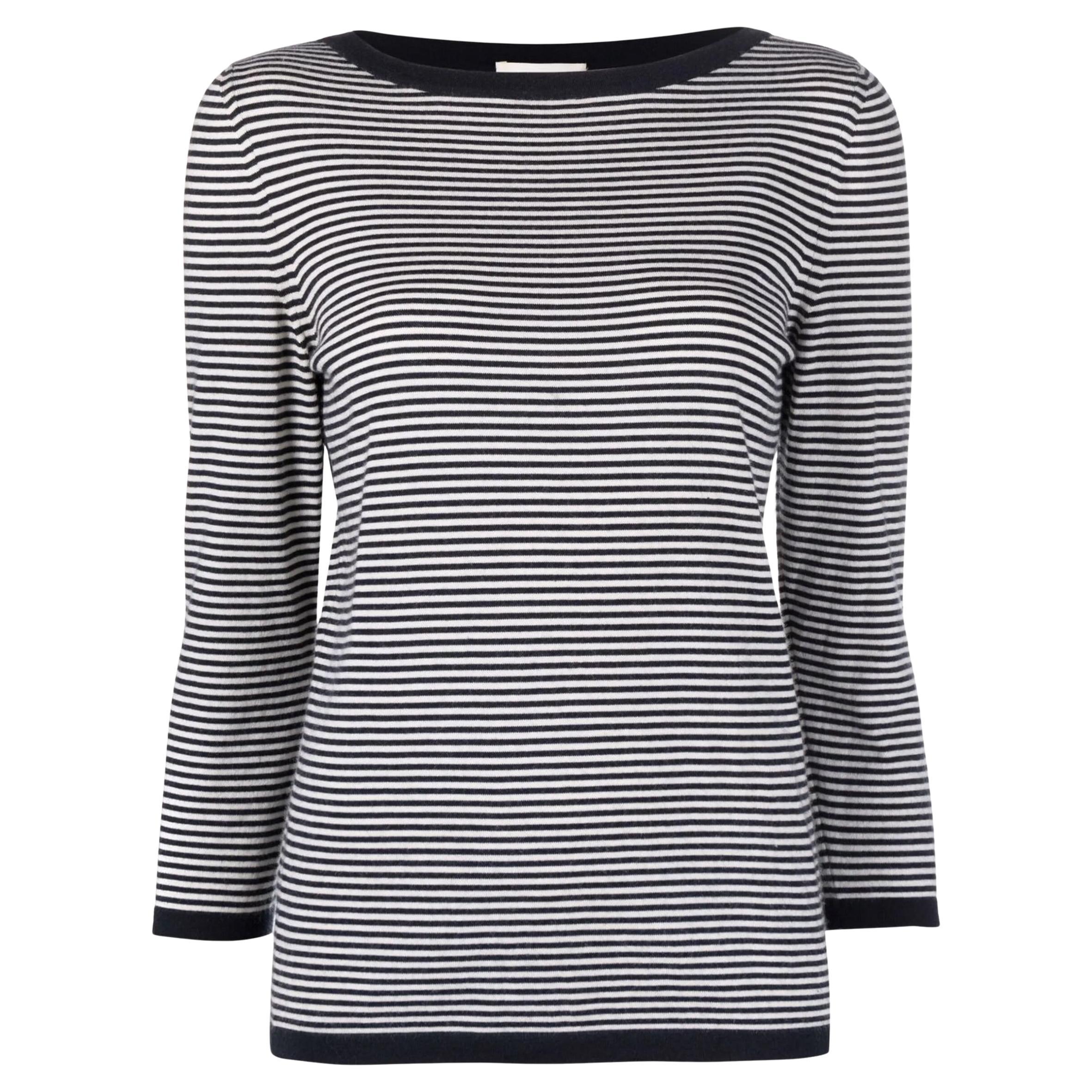 Celine Striped Cashmere Jumper