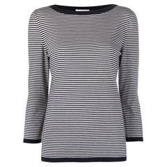 Celine Striped Cashmere Jumper