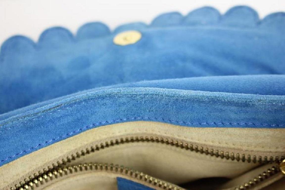 blue satchel bag