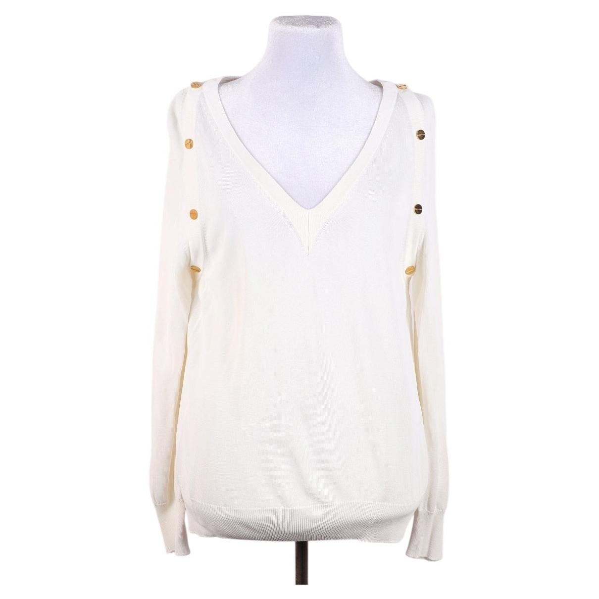 Celine sweater snap-fastening sleeves