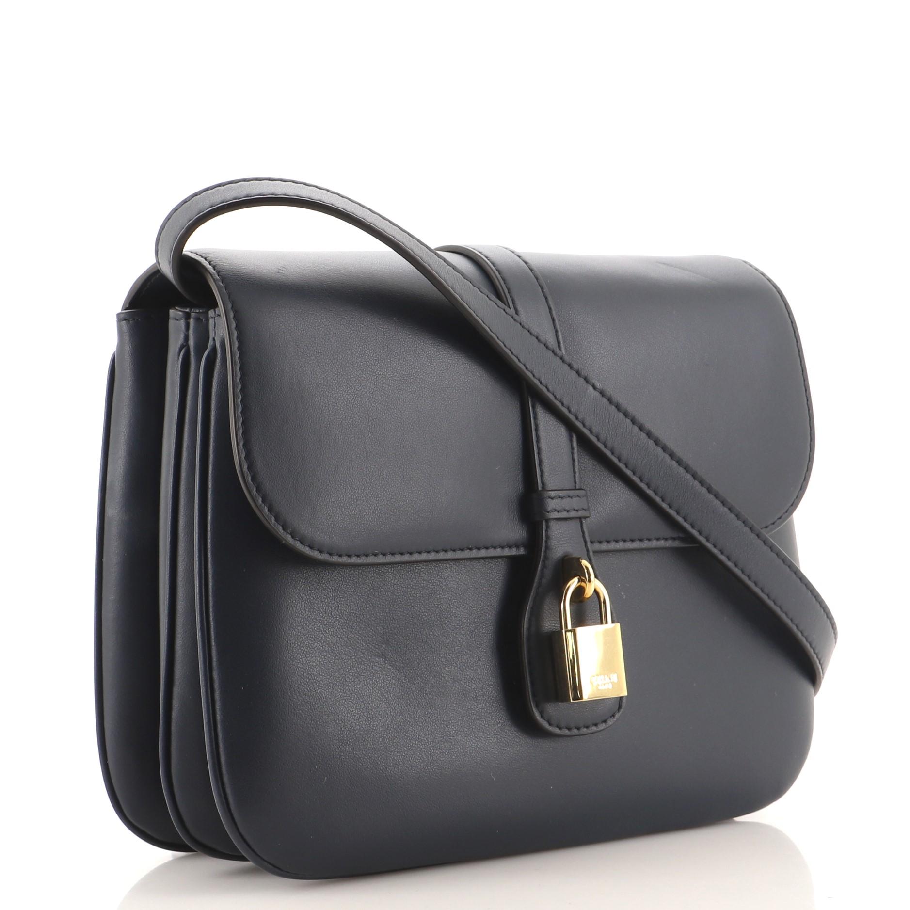 Black Celine Tabou Bag Smooth Calfskin Medium