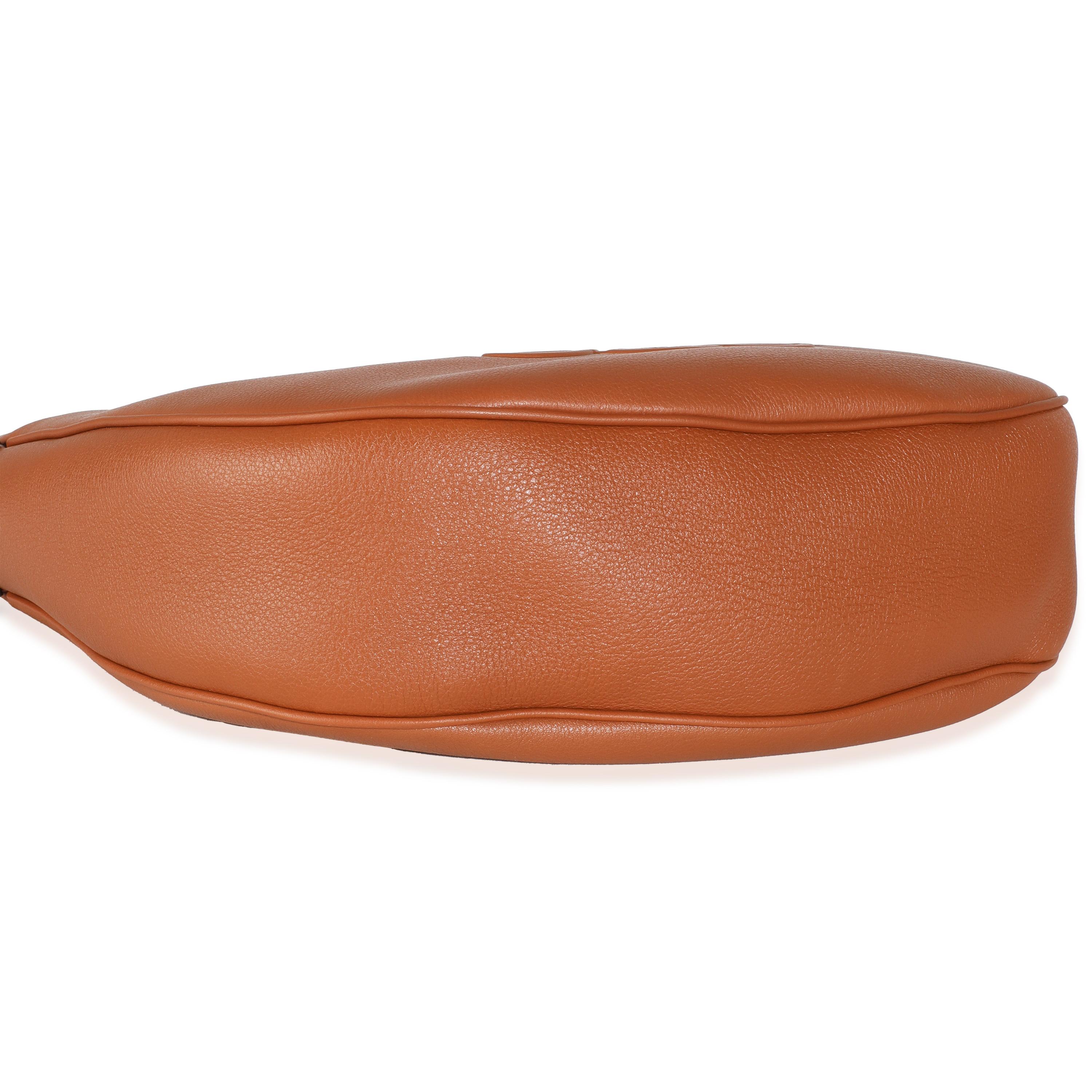 Celine Tan Supple Calfskin Medium Triomphe Heloise Bag For Sale 1