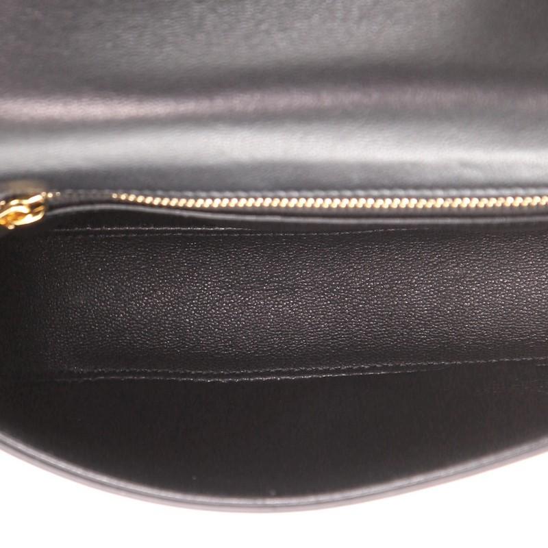 Black Celine Tassels Bag Leather Medium