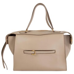 CELINE cuir taupe RING Top Handle Bag