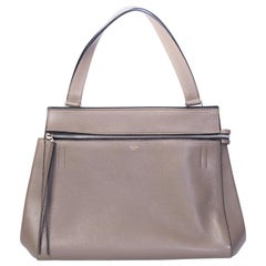 Celine - Sac à bandoulière taupe à bord moyen 2013