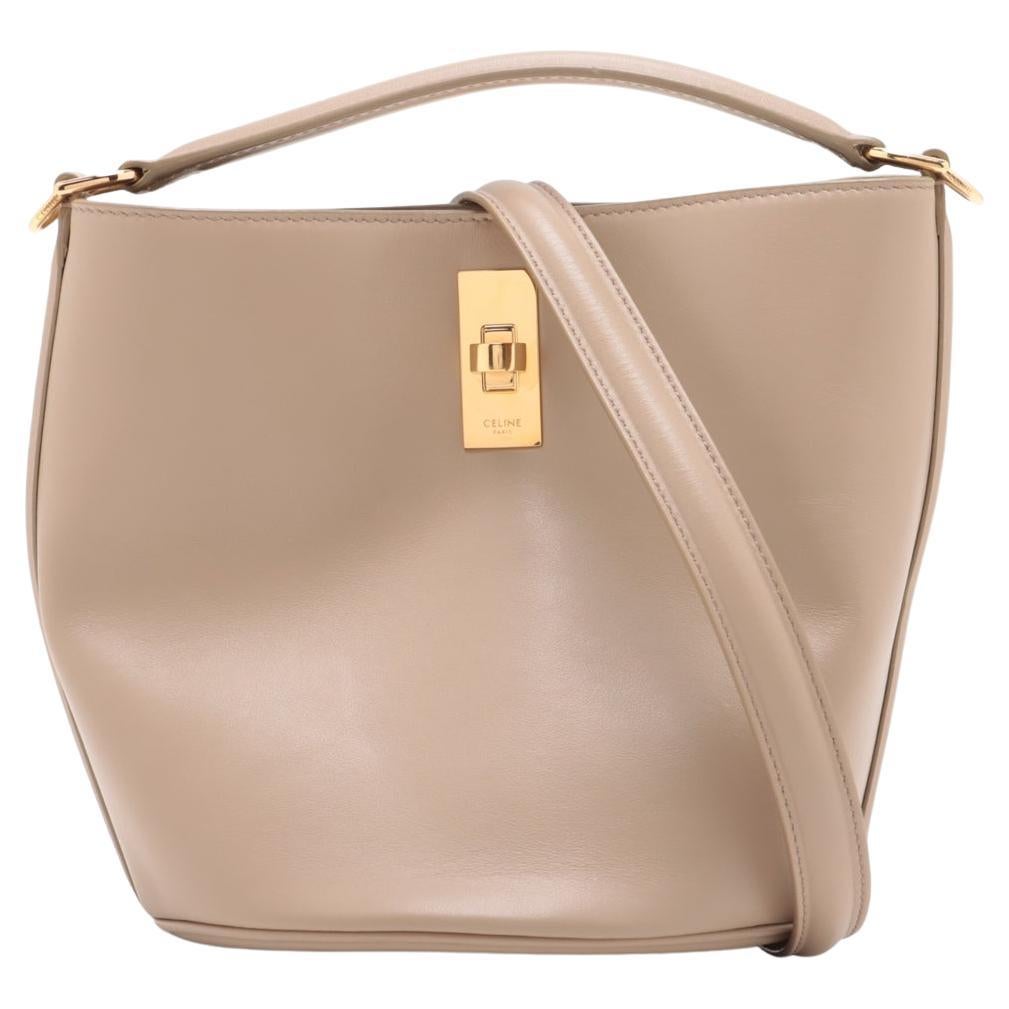 Celine Teen Bucket 16 Bucket Shoulder Bag Beige * PREORDER * en vente