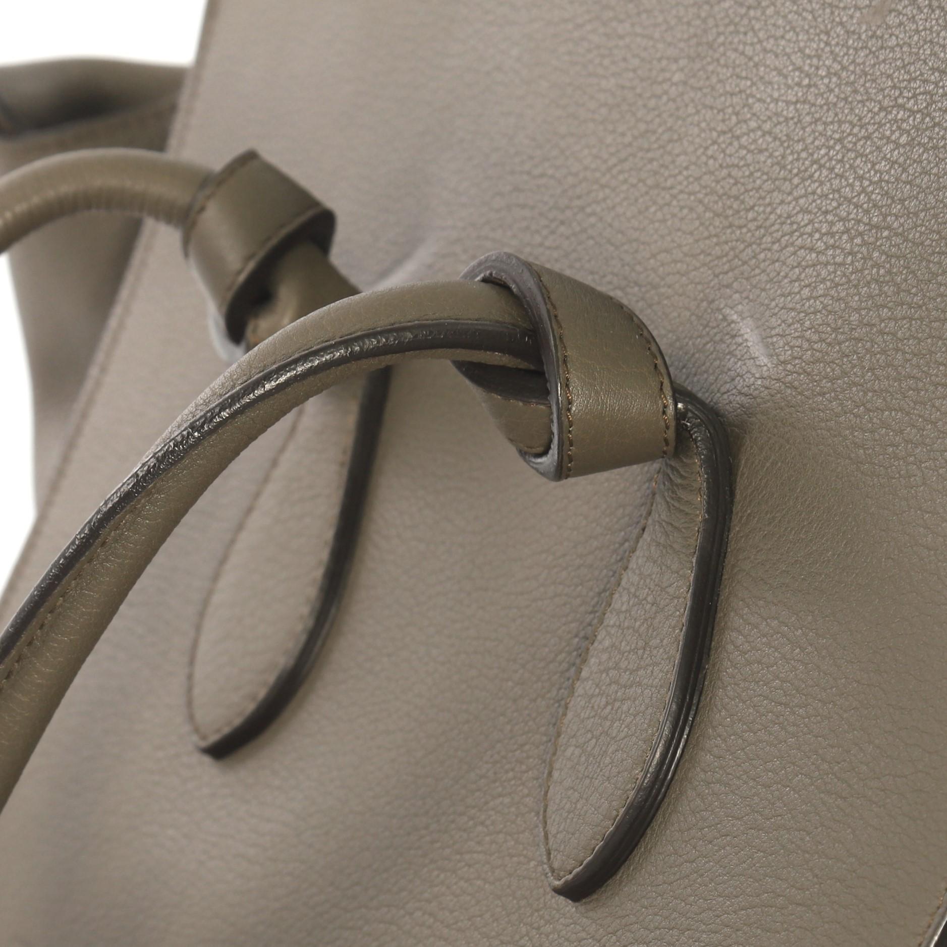 Celine Tie Knot Tote Grainy Leather Small