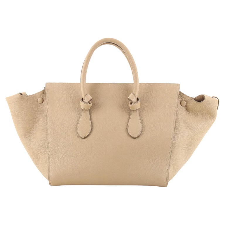 Celine Tie Knot Tote Grainy Leather Small For Sale at 1stDibs