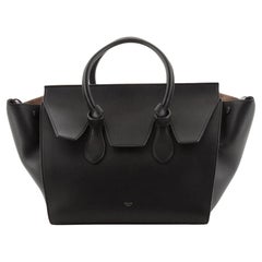 Tote aus rauchfarbenem Leder von Celine Tie Knot