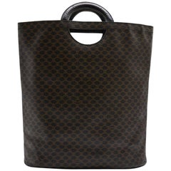 CELINE Tote Bag in Brown Monogram Leather