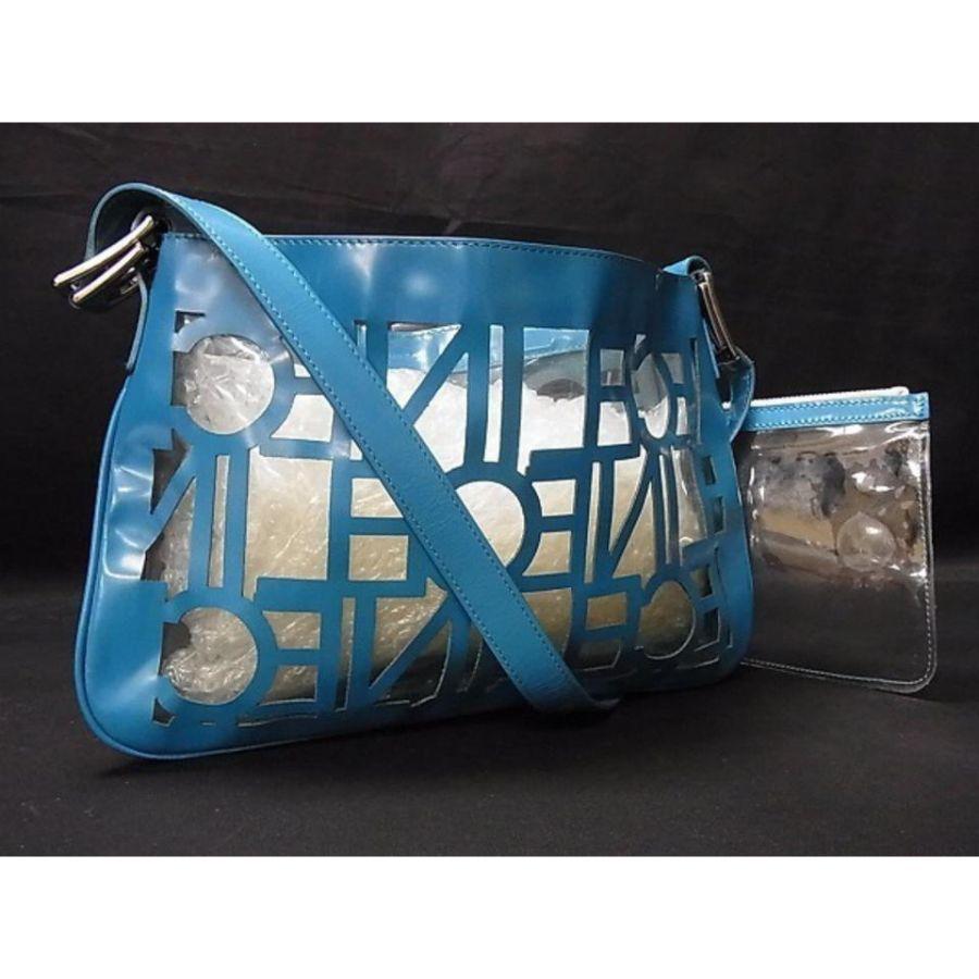 Céline Translucent Blue Clear Tote with Pouch 240870 For Sale 3