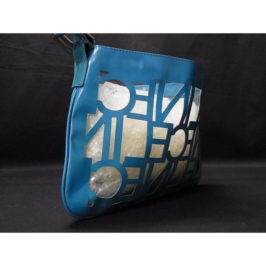 Céline Translucent Blue Clear Tote with Pouch 240870 In Good Condition For Sale In Dix hills, NY