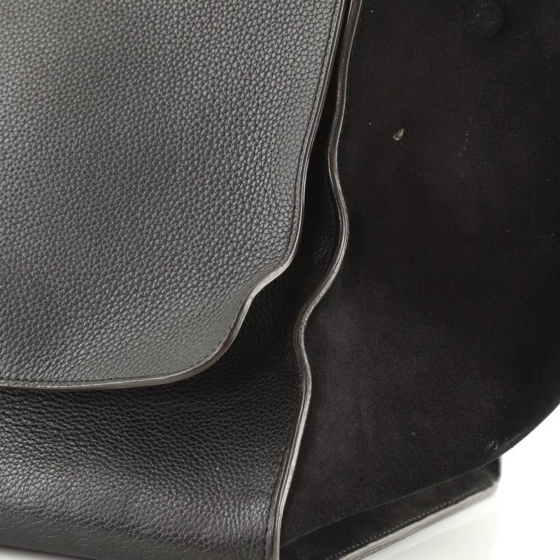 Black Celine Trapeze Bag Leather Large 