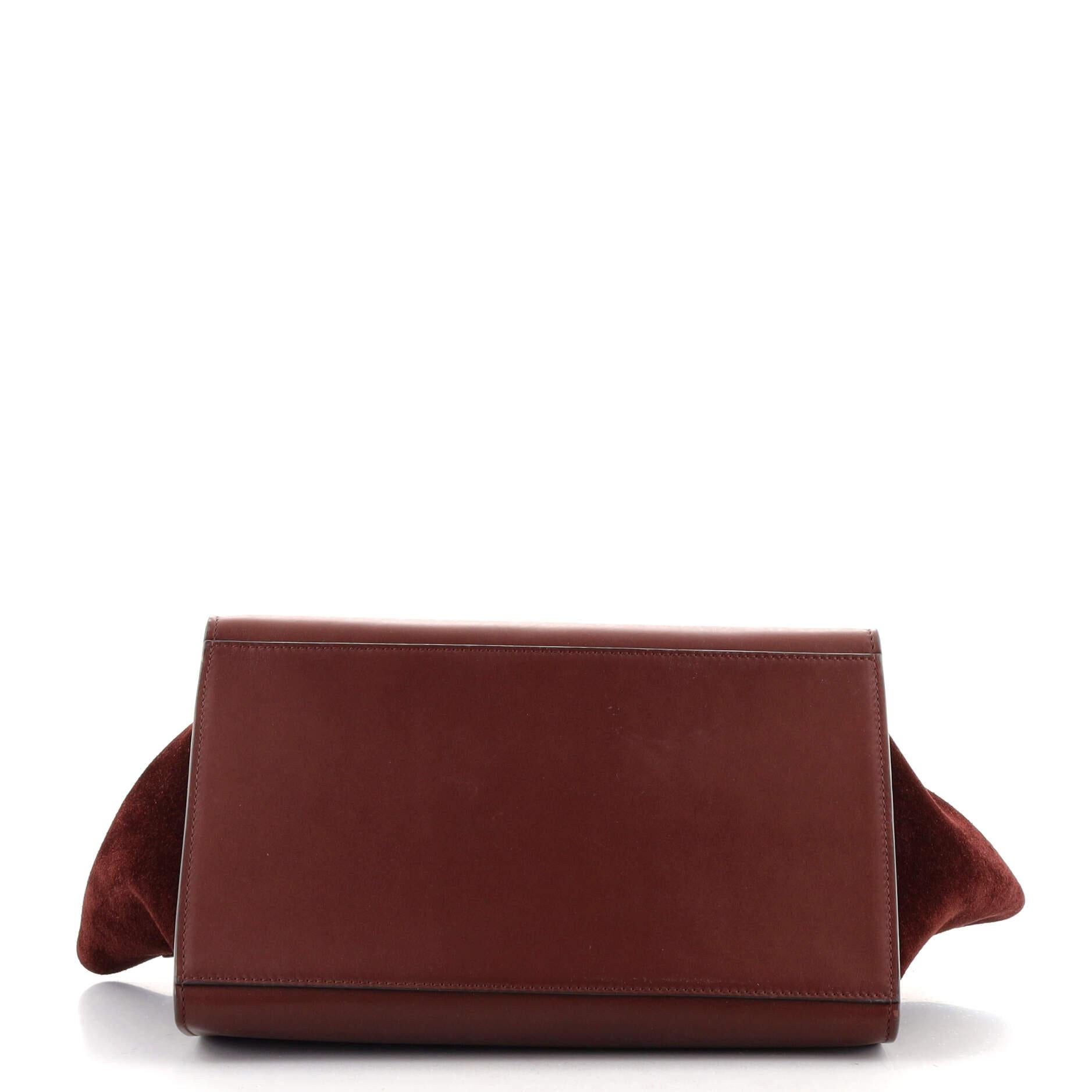 Celine Trapeze Bag Leather Medium In Good Condition In NY, NY