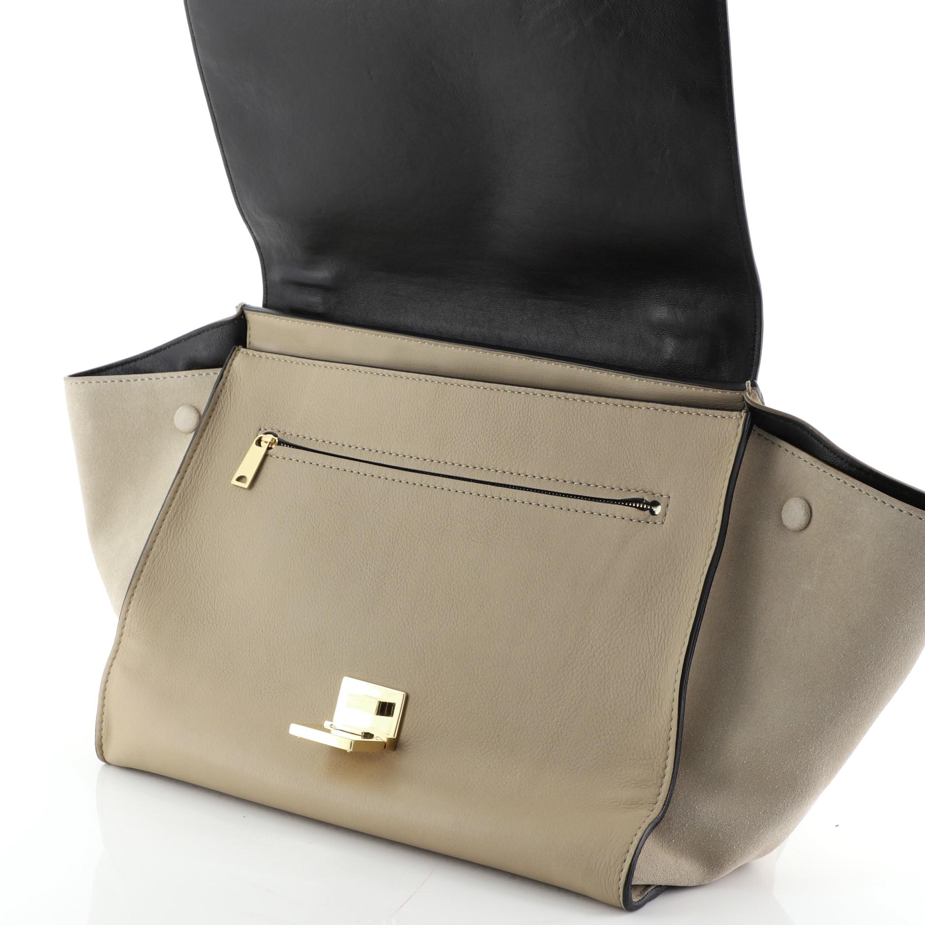 Celine Trapeze Bag Leather Medium 2