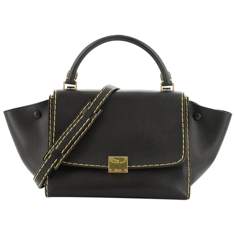 Celine Trapeze Bag Leather Small For Sale at 1stdibs
