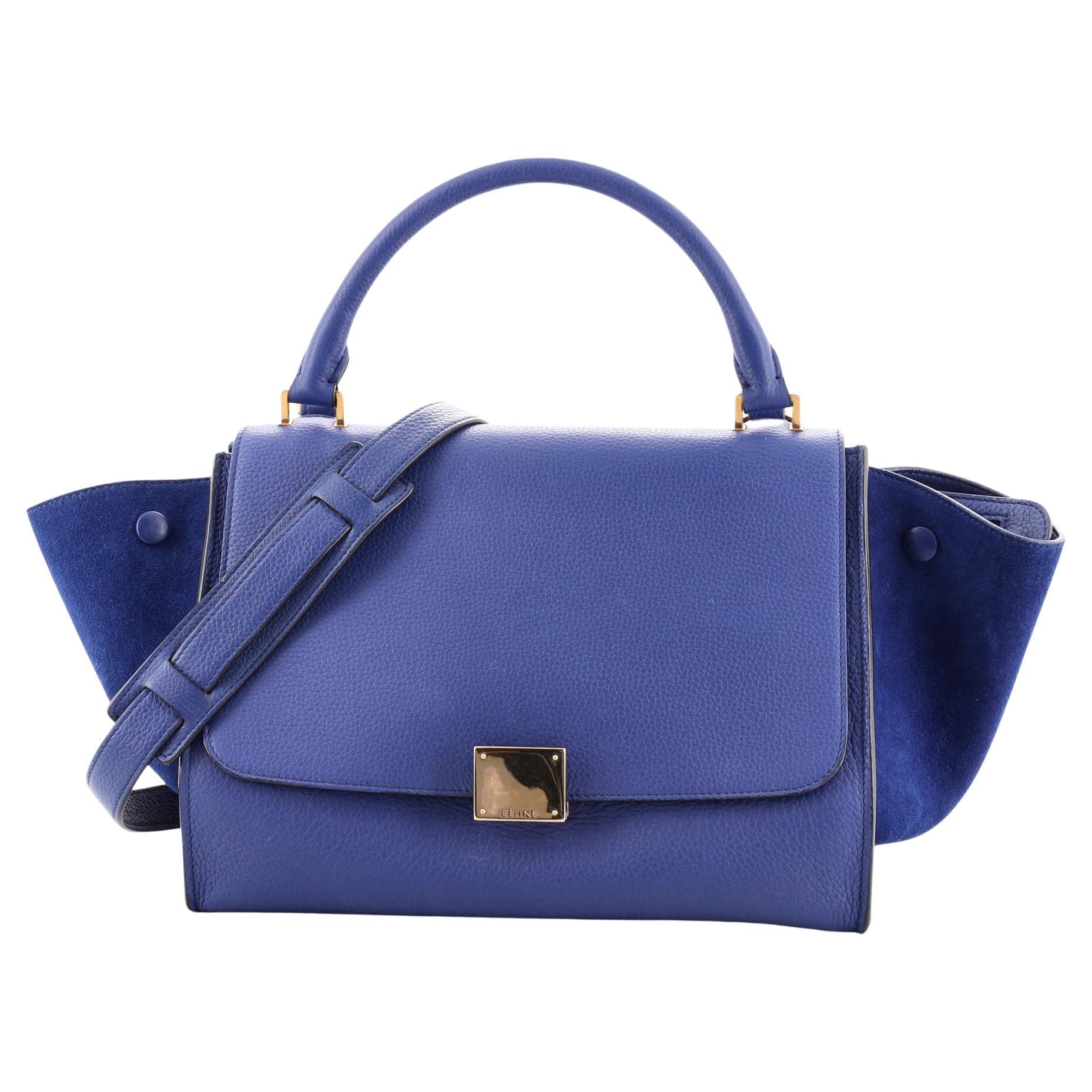 Ledertasche mit Trapeztasche von Celine Klein