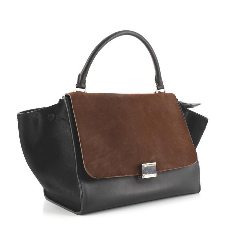Celine Trapeze Bag Pony Hair Medium at 1stDibs