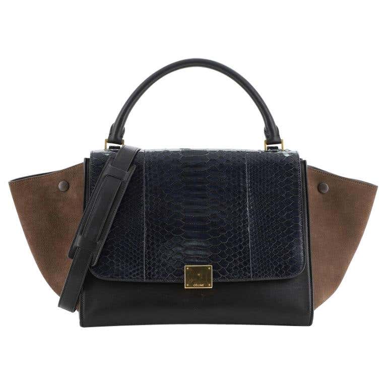 Celine Trapeze Bag Python and Leather Medium at 1stDibs | celine bag ...