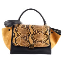 Celine Trapeze Bag Python and Leather Medium