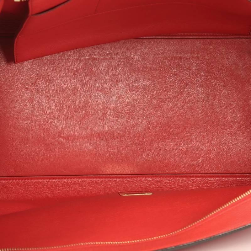 Celine Trapeze Handbag Leather Large  3