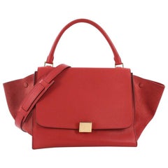 Celine Trapeze Handbag Leather Medium