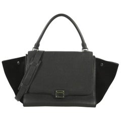 Celine Trapeze Handbag Leather Medium 