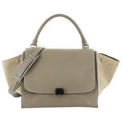 Celine Trapeze Handbag Leather Medium