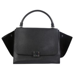 Celine Trapeze Handbag Leather Medium