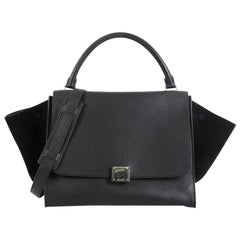 Celine Trapeze Handbag Leather Medium