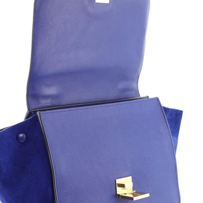Celine Trapeze Handbag Leather Small 2