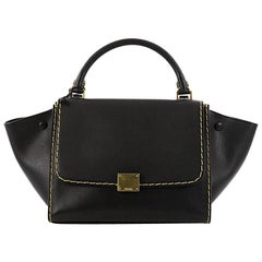 Celine Trapeze Handbag Leather Small