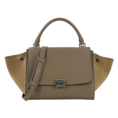 Celine Trapeze Handbag Leather Small