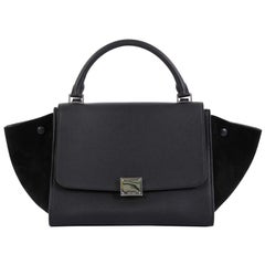 Celine Trapeze Handbag Leather Small