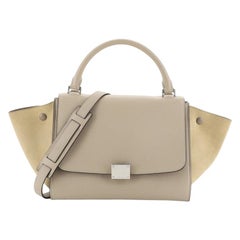 Celine Trapeze Handbag Leather Small