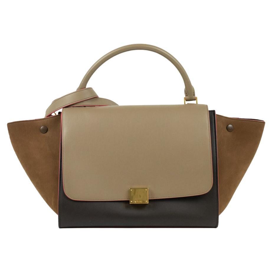 Céline, Trapeze in brown leather