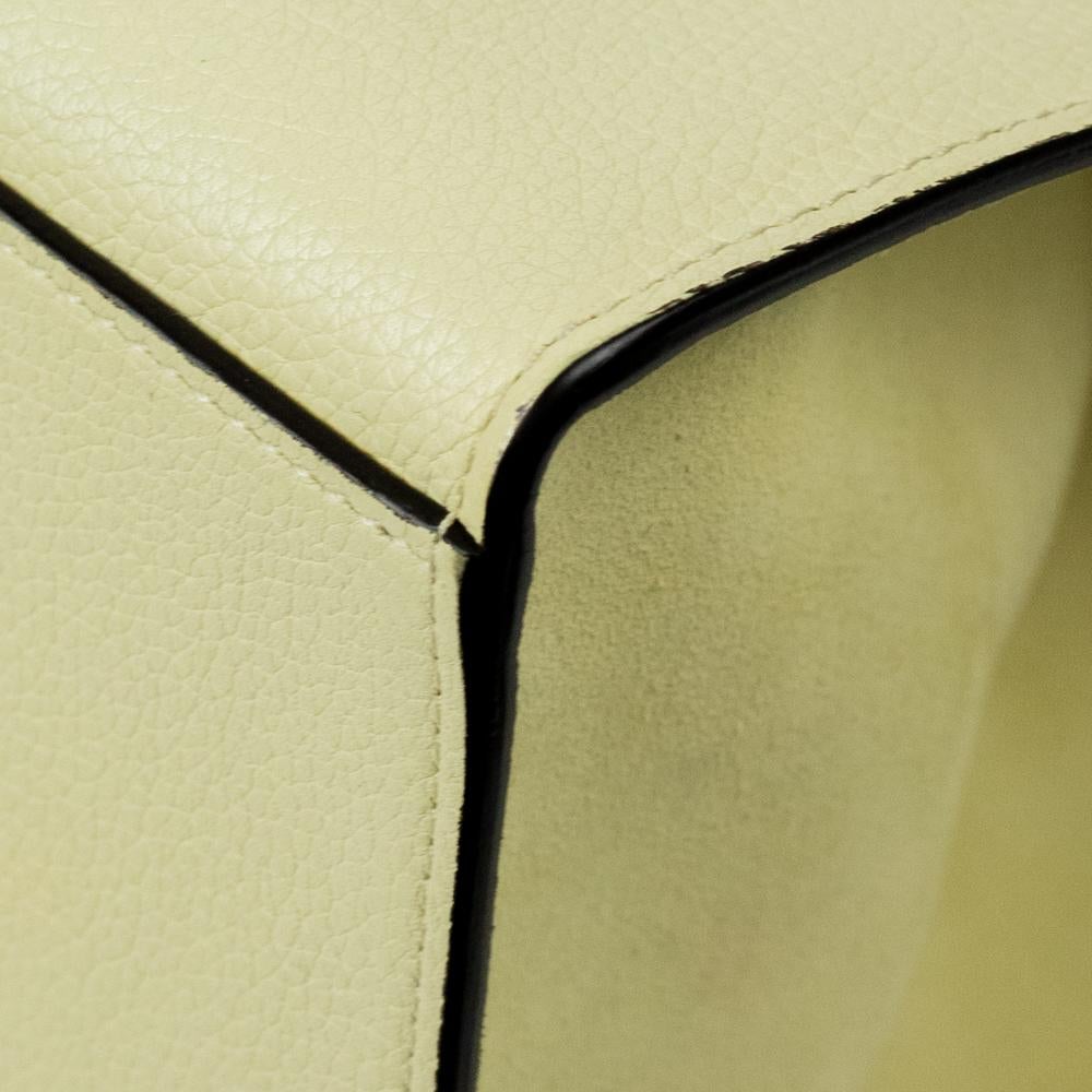 Celine, Trapeze in yellow leather 6