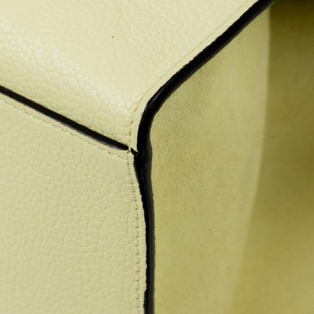 Celine, Trapeze in yellow leather 4