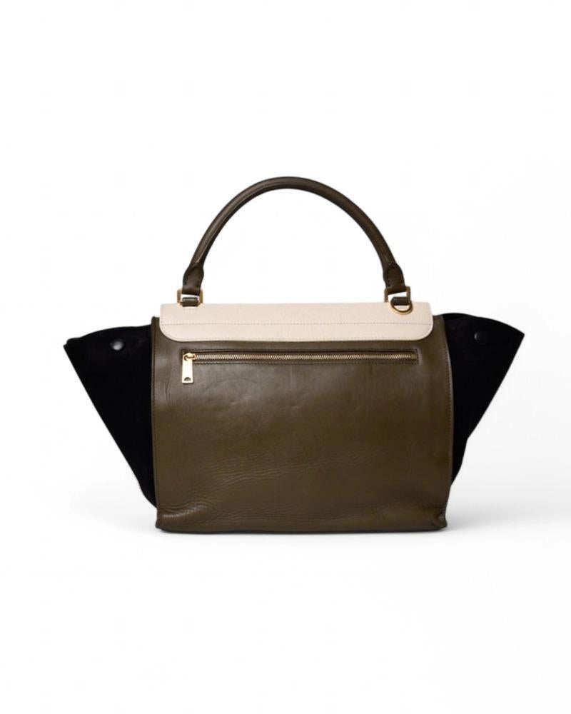 Celine Trapeze Medium Tricolor In Excellent Condition For Sale In Torre Del Greco, IT