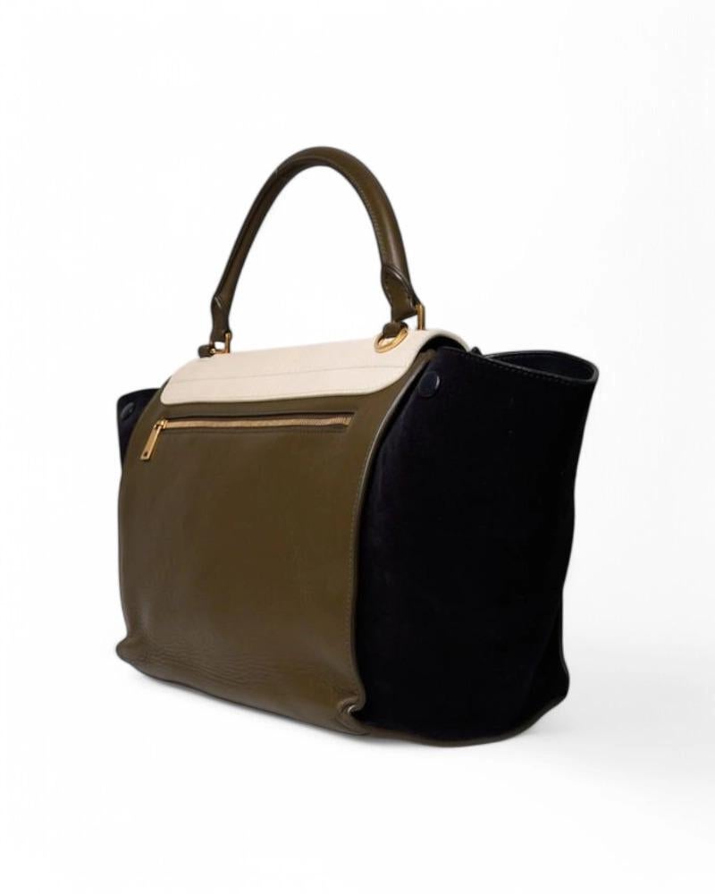 Celine Trapeze Medium Tricolor For Sale 1